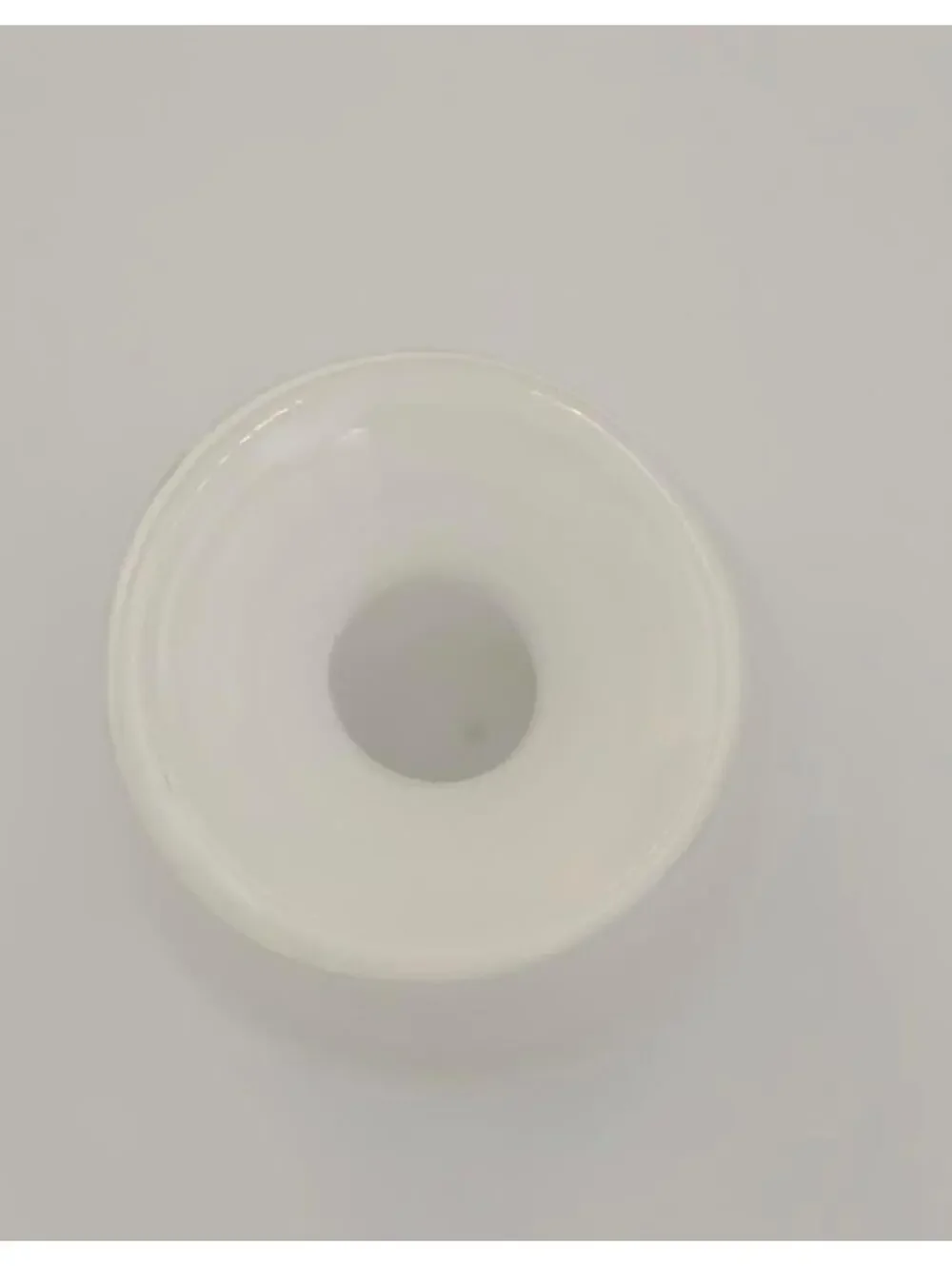 Vintage Murano Style White Purple Art Glass Vase Mid Century Modern 9” Italy